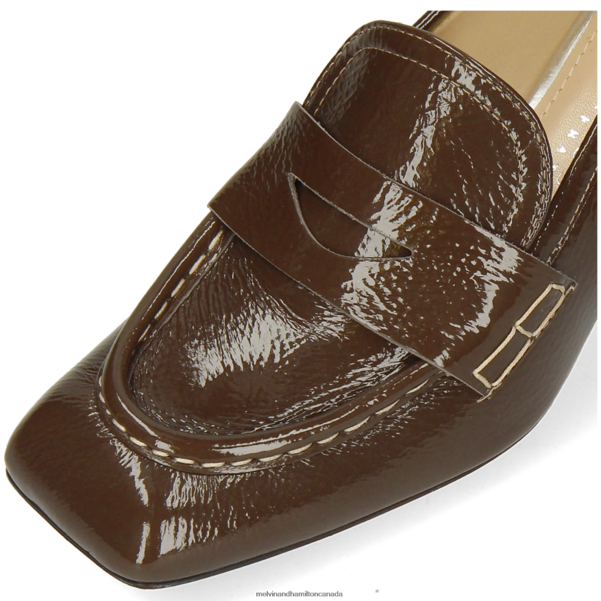 Women Melvin & Hamilton Brown Meryll 1 Loafers P4V68P1357