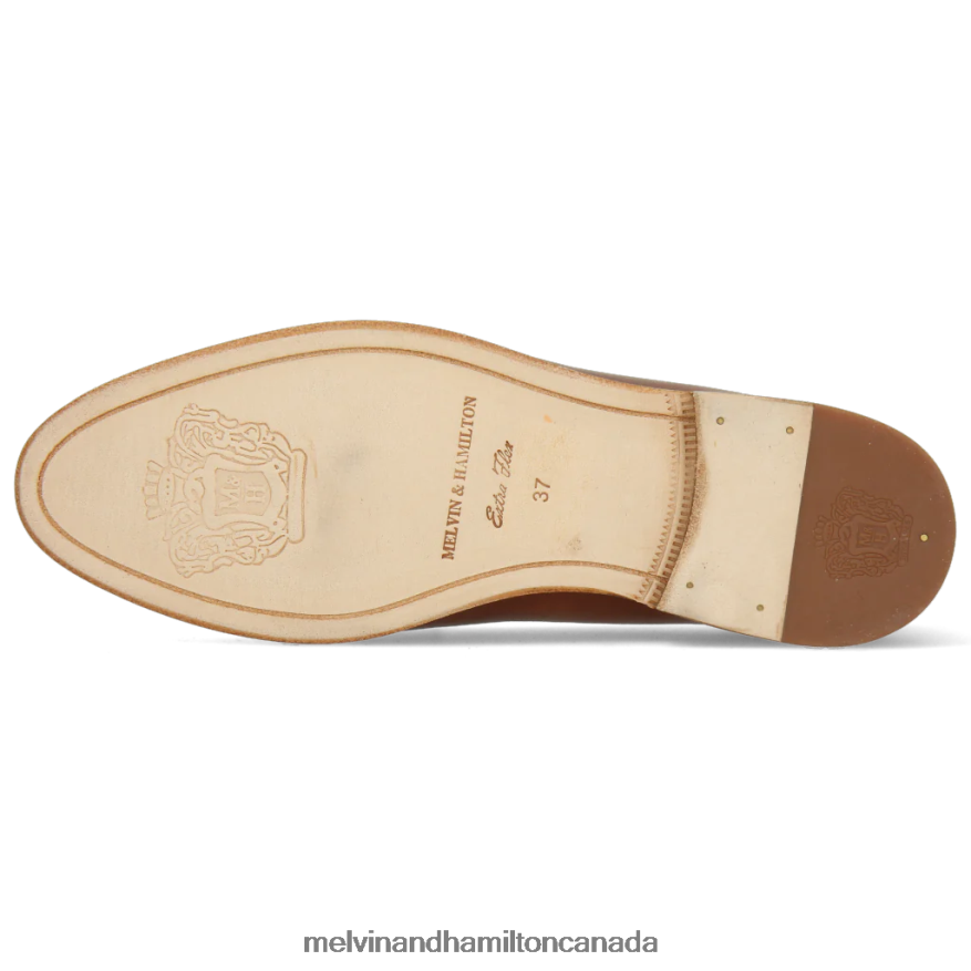 Women Melvin & Hamilton Brown Mia 1 Loafers P4V68P1472