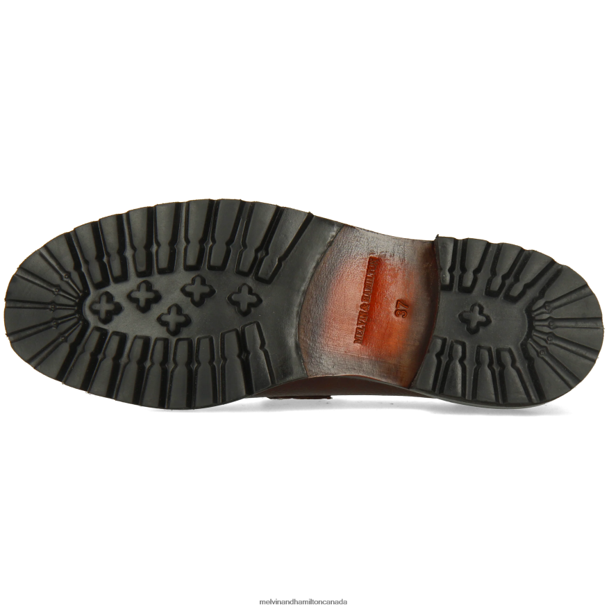 Women Melvin & Hamilton Brown Regine 14 Loafers P4V68P1371