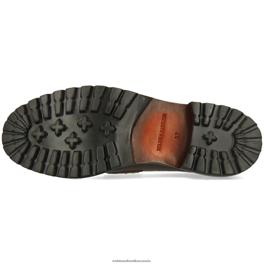 Women Melvin & Hamilton Brown Regine 6 Loafers P4V68P1384