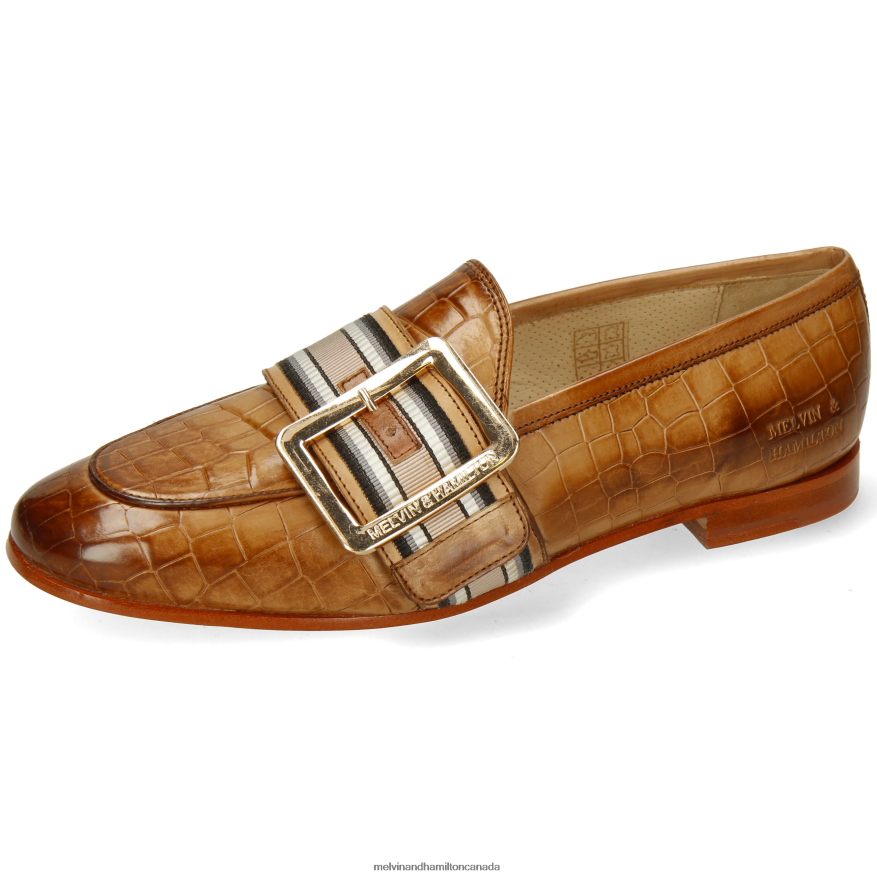 Women Melvin & Hamilton Brown Scarlett 21 Loafers P4V68P1324