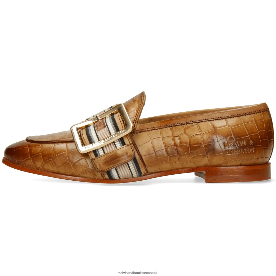 Women Melvin & Hamilton Brown Scarlett 21 Loafers P4V68P1324