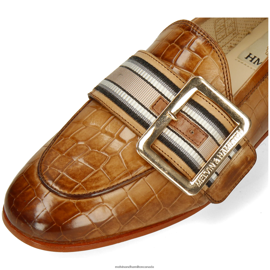 Women Melvin & Hamilton Brown Scarlett 21 Loafers P4V68P1324