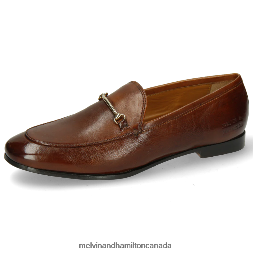 Women Melvin & Hamilton Brown Scarlett 22 Loafers P4V68P1413