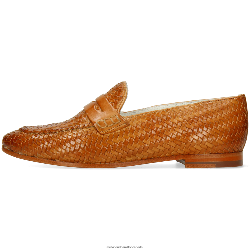 Women Melvin & Hamilton Brown Scarlett 52 Loafers P4V68P1378