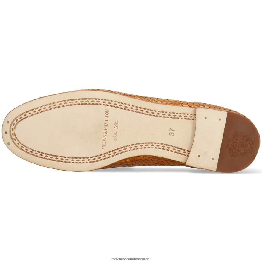 Women Melvin & Hamilton Brown Scarlett 52 Loafers P4V68P1378