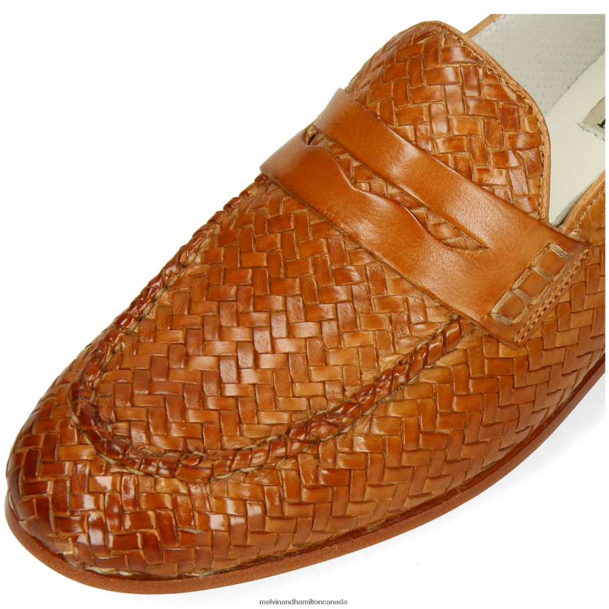 Women Melvin & Hamilton Brown Scarlett 52 Loafers P4V68P1378
