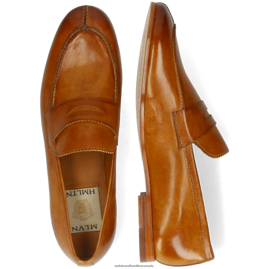 Women Melvin & Hamilton Brown Scarlett 63 Loafers P4V68P1342