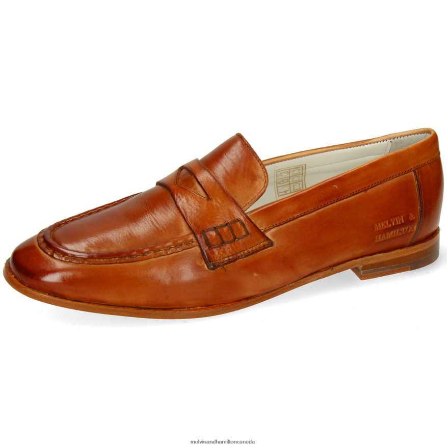 Women Melvin & Hamilton Brown Scarlett 70 Loafers P4V68P1329