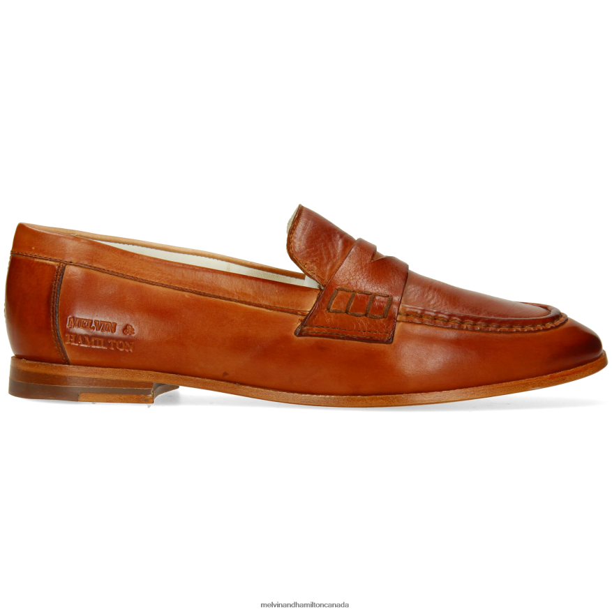 Women Melvin & Hamilton Brown Scarlett 70 Loafers P4V68P1329