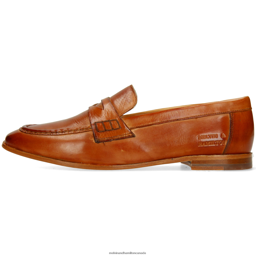 Women Melvin & Hamilton Brown Scarlett 70 Loafers P4V68P1329