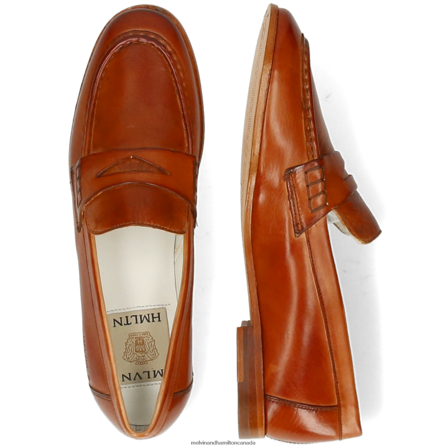 Women Melvin & Hamilton Brown Scarlett 70 Loafers P4V68P1329