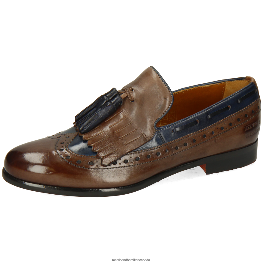 Women Melvin & Hamilton Brown Selina 3 Loafers P4V68P1313