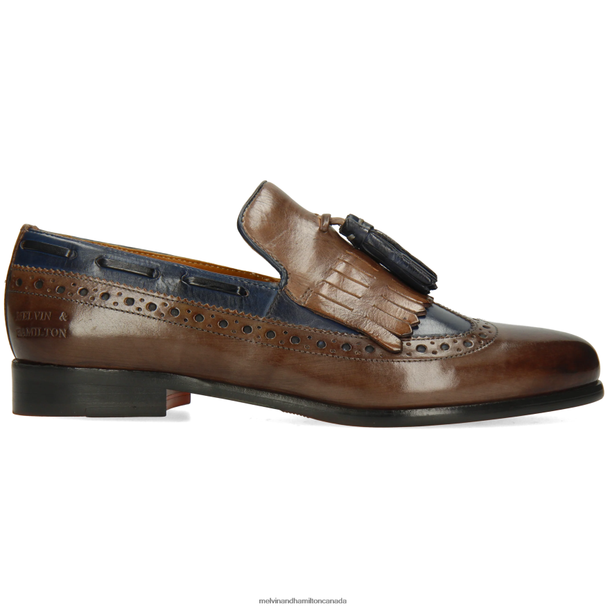 Women Melvin & Hamilton Brown Selina 3 Loafers P4V68P1313