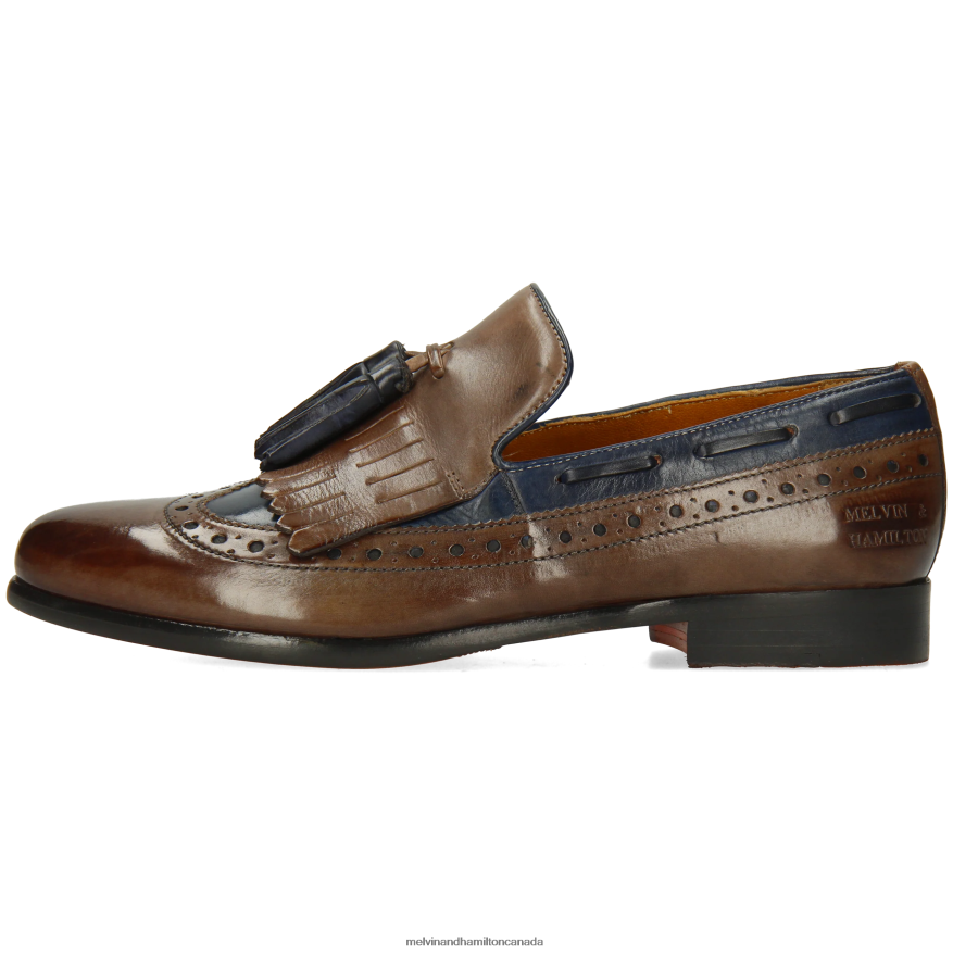 Women Melvin & Hamilton Brown Selina 3 Loafers P4V68P1313