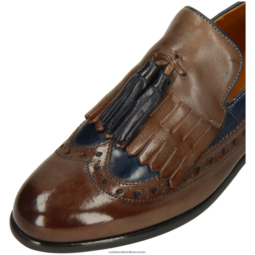 Women Melvin & Hamilton Brown Selina 3 Loafers P4V68P1313