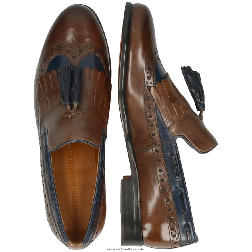 Women Melvin & Hamilton Brown Selina 3 Loafers P4V68P1313