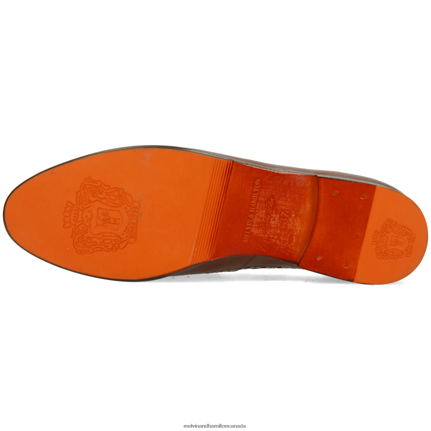Women Melvin & Hamilton Brown Selina 3 Loafers P4V68P1316