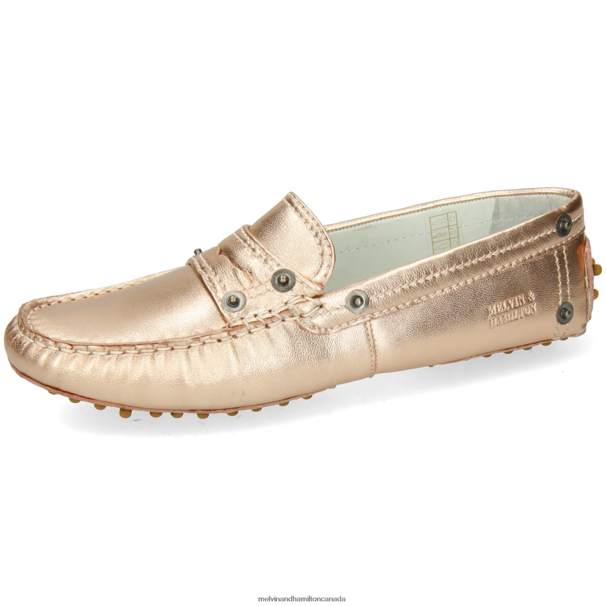 Women Melvin & Hamilton Copper Caroline 1 Loafers P4V68P1427