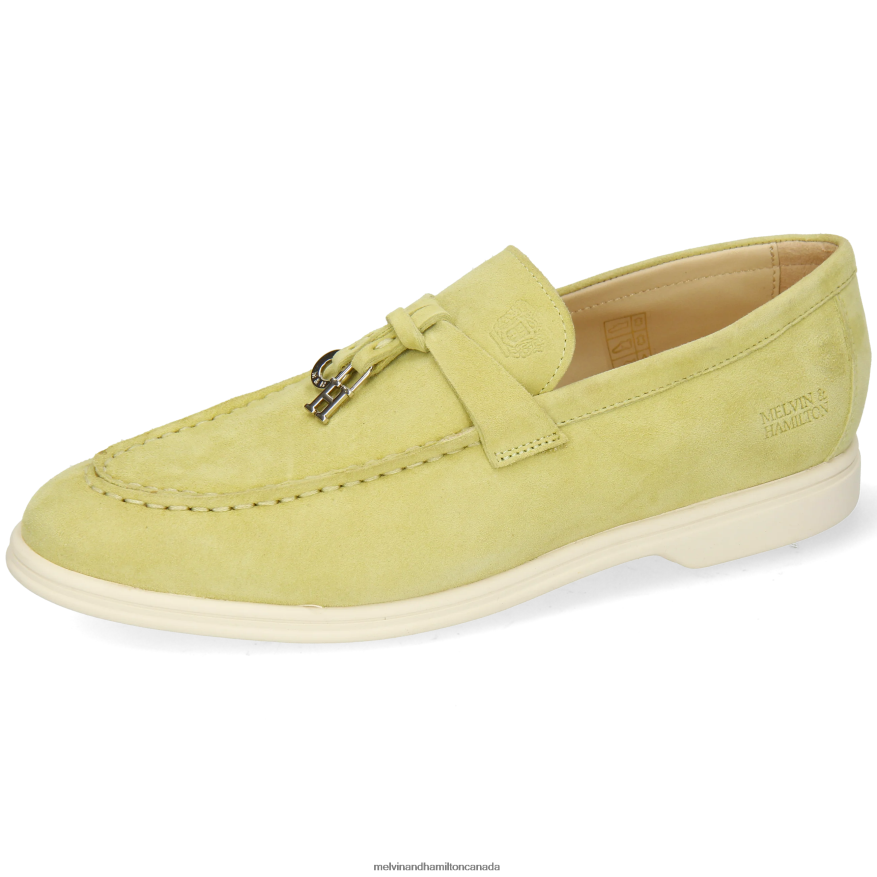 Women Melvin & Hamilton Green Adley 3 Loafers P4V68P1326