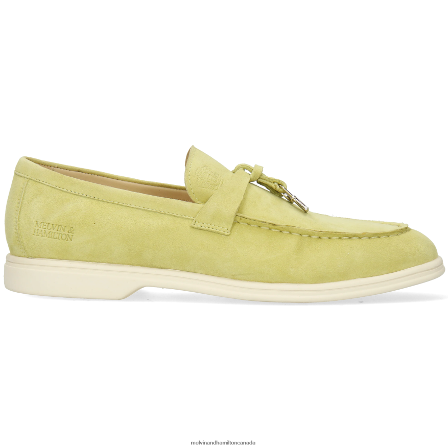 Women Melvin & Hamilton Green Adley 3 Loafers P4V68P1326
