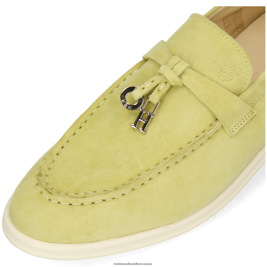 Women Melvin & Hamilton Green Adley 3 Loafers P4V68P1326