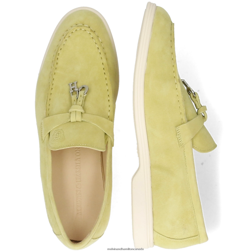 Women Melvin & Hamilton Green Adley 3 Loafers P4V68P1326