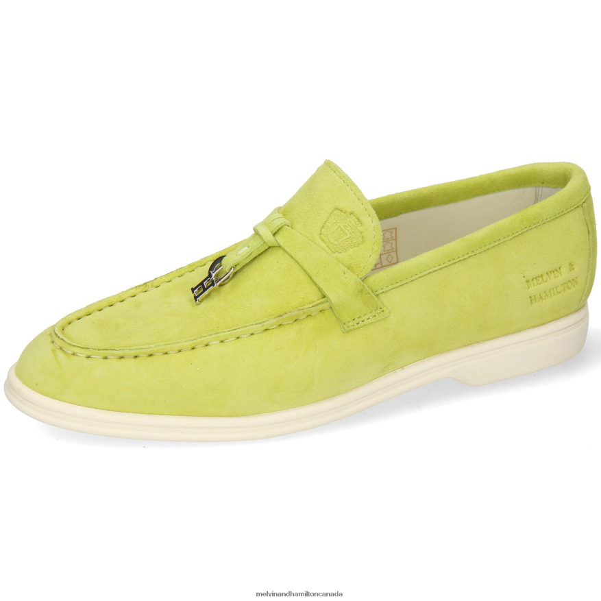 Women Melvin & Hamilton Green Adley 3 Loafers P4V68P1333