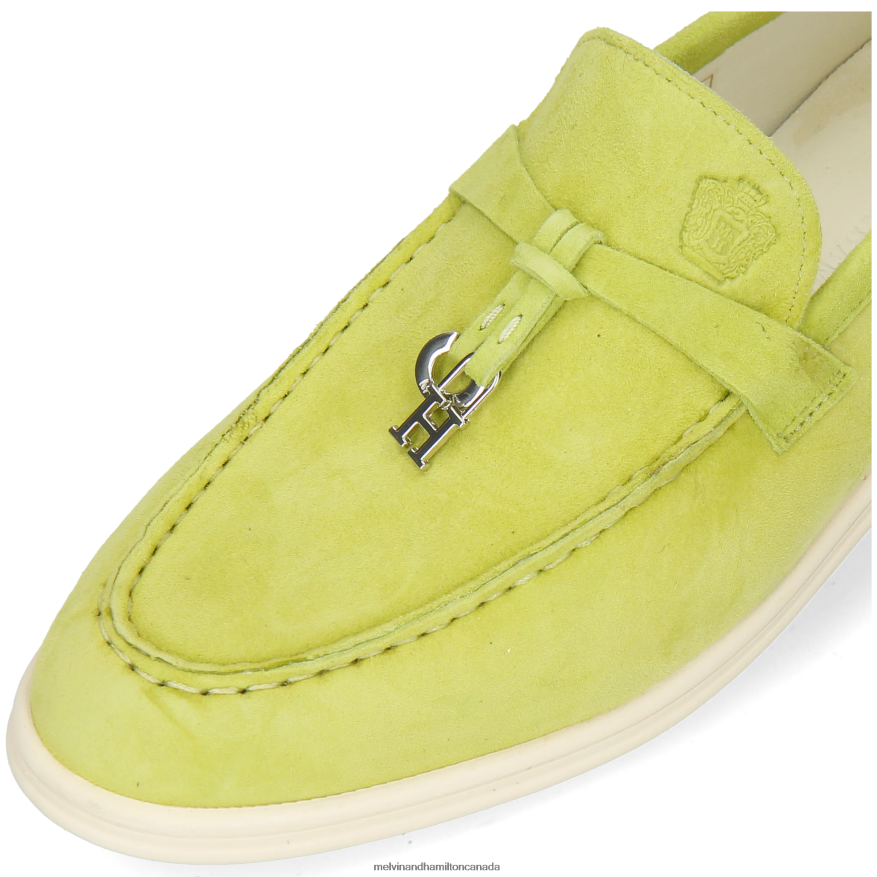 Women Melvin & Hamilton Green Adley 3 Loafers P4V68P1333