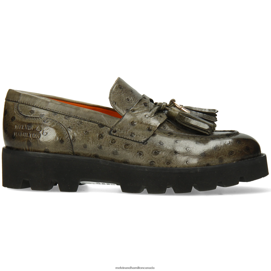 Women Melvin & Hamilton Green Jade 44 Loafers P4V68P1315