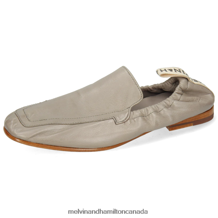 Women Melvin & Hamilton Grey Camilla 4 Loafers P4V68P1466
