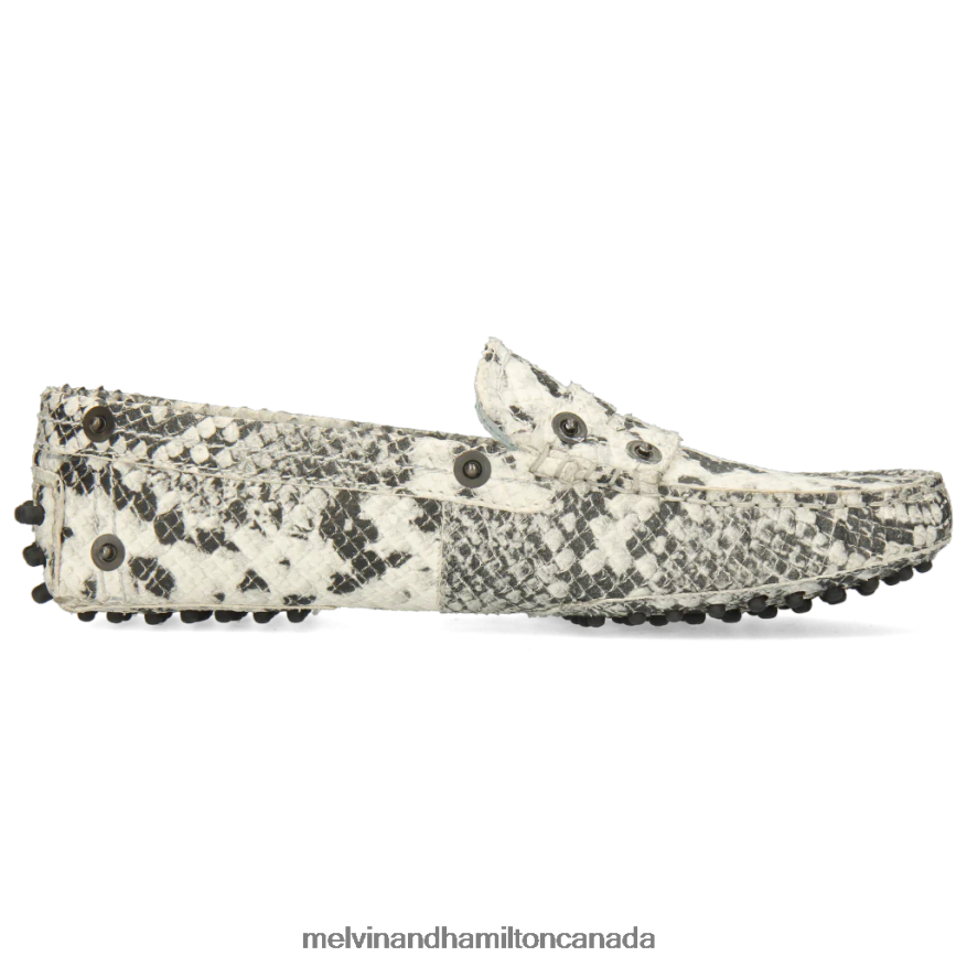 Women Melvin & Hamilton Grey Caroline 1 Loafers P4V68P1437