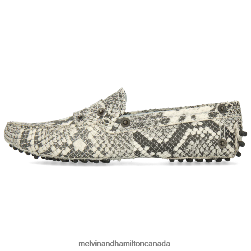 Women Melvin & Hamilton Grey Caroline 1 Loafers P4V68P1437