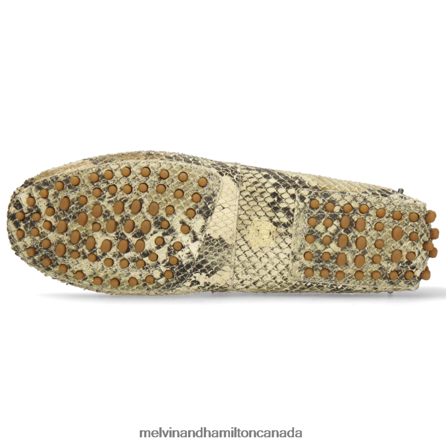 Women Melvin & Hamilton Grey Caroline 1 Loafers P4V68P1441