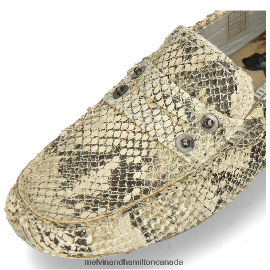 Women Melvin & Hamilton Grey Caroline 1 Loafers P4V68P1441