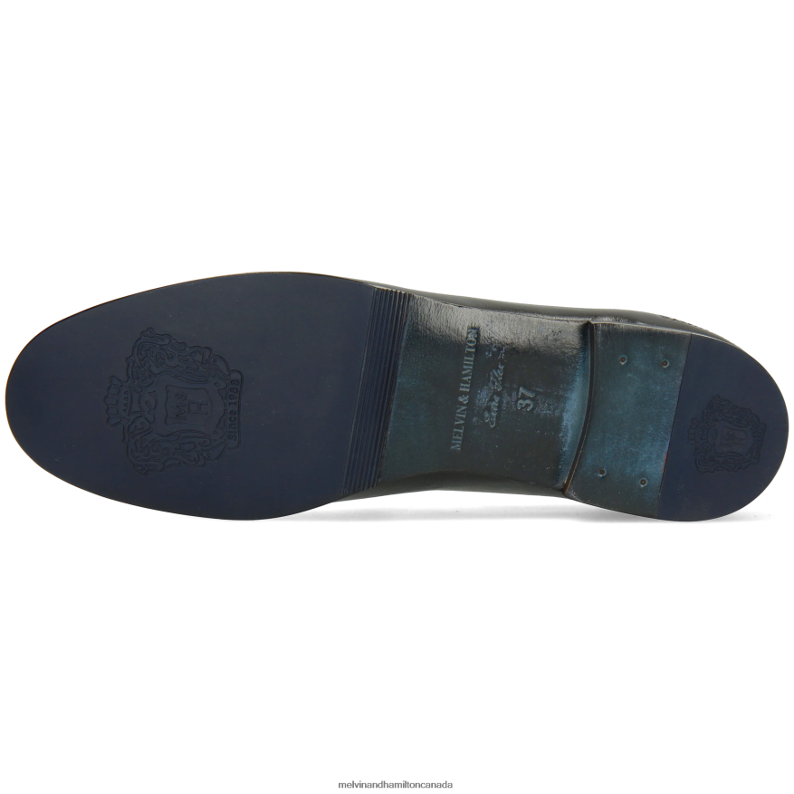 Women Melvin & Hamilton Grey Scarlett 64 Loafers P4V68P1407