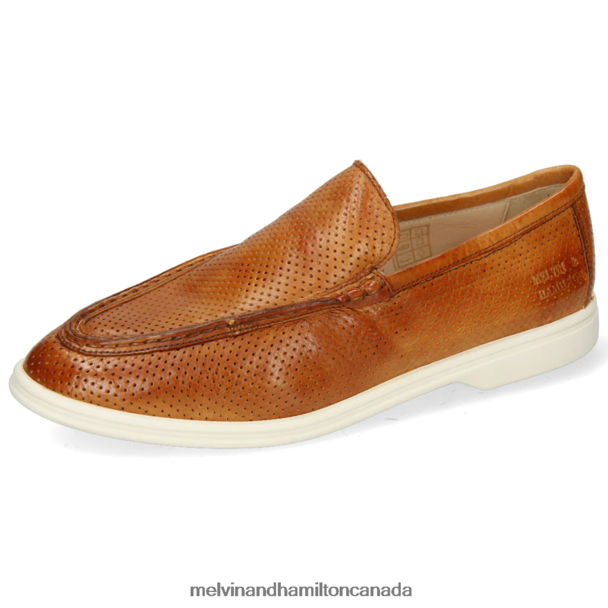 Women Melvin & Hamilton Light Brown Adley 1 Loafers P4V68P1448