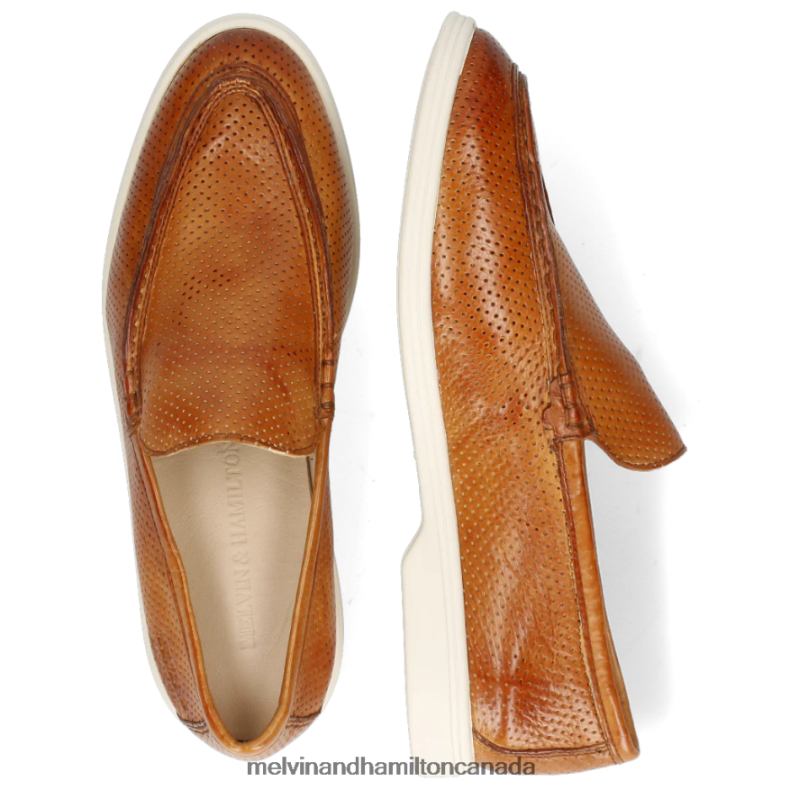 Women Melvin & Hamilton Light Brown Adley 1 Loafers P4V68P1448