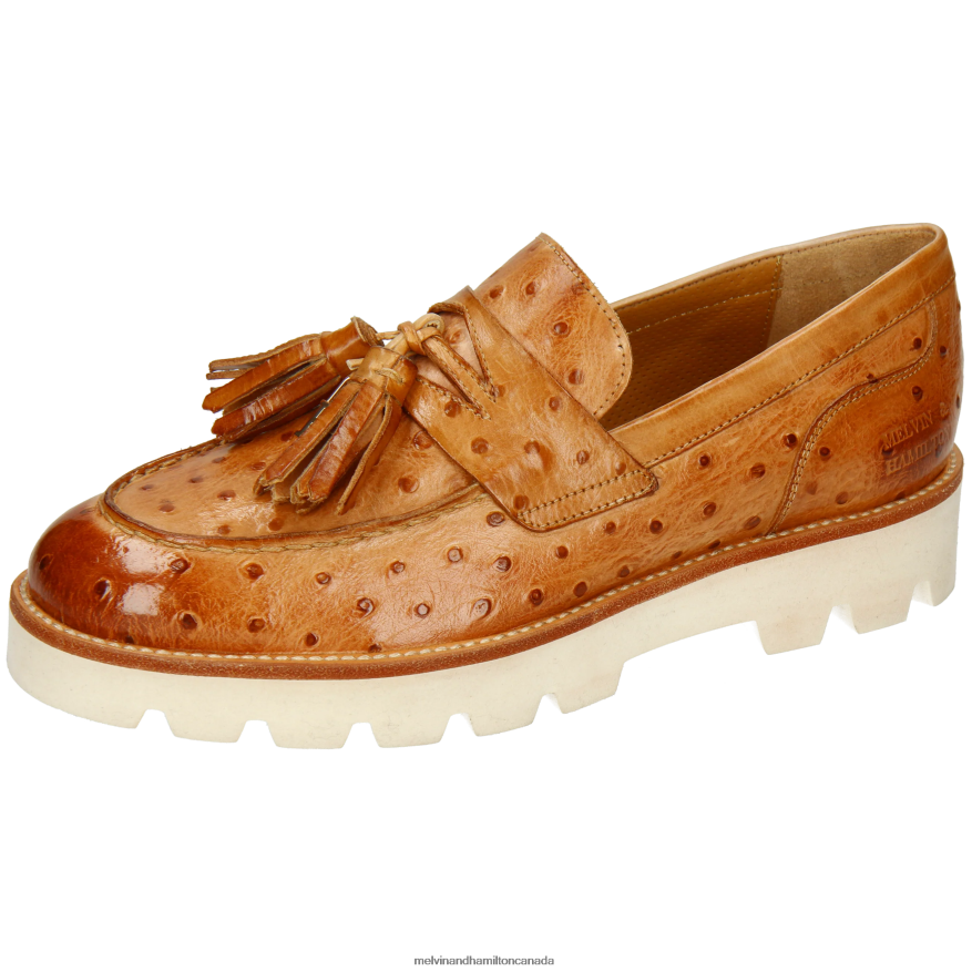 Women Melvin & Hamilton Light Brown Jade 44 Loafers P4V68P1344