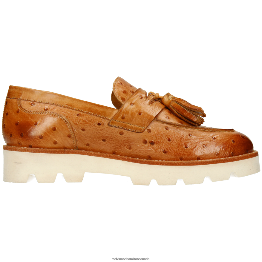 Women Melvin & Hamilton Light Brown Jade 44 Loafers P4V68P1344