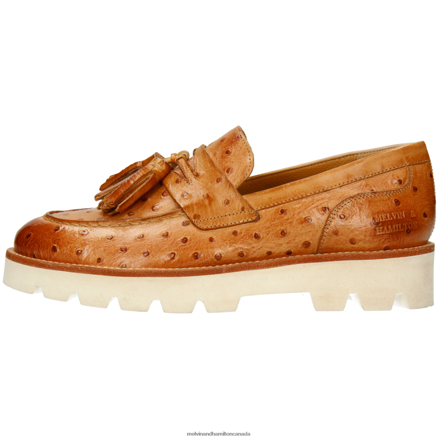 Women Melvin & Hamilton Light Brown Jade 44 Loafers P4V68P1344