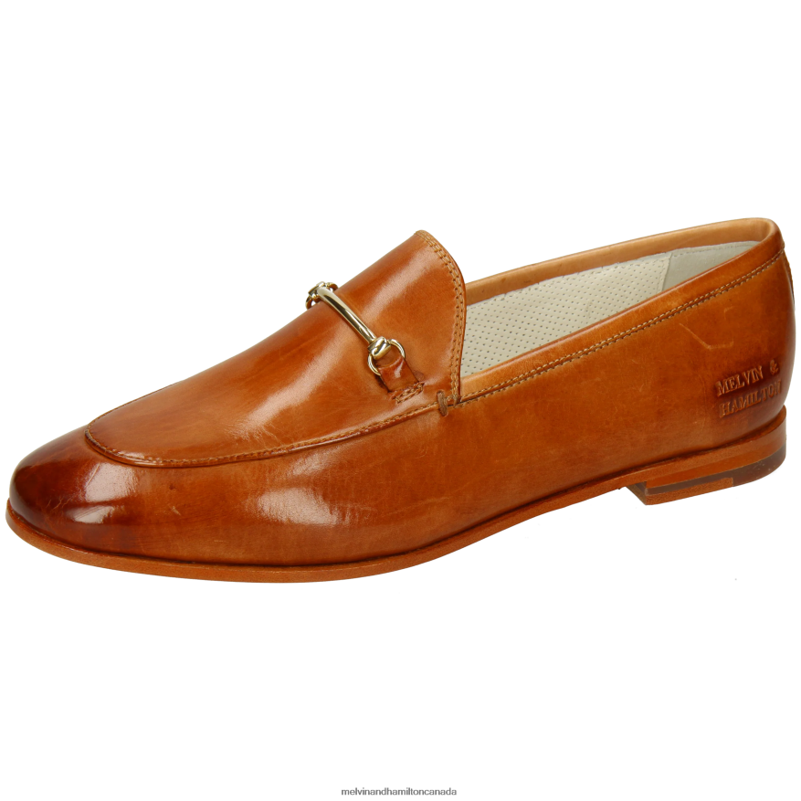 Women Melvin & Hamilton Light Brown Scarlett 22 Loafers P4V68P1398