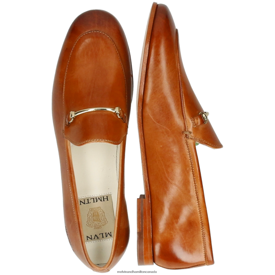 Women Melvin & Hamilton Light Brown Scarlett 22 Loafers P4V68P1398