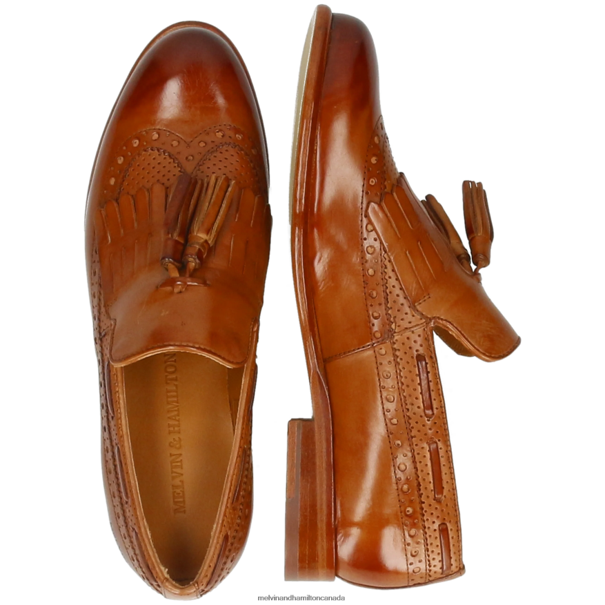 Women Melvin & Hamilton Light Brown Selina 3 Loafers P4V68P1390