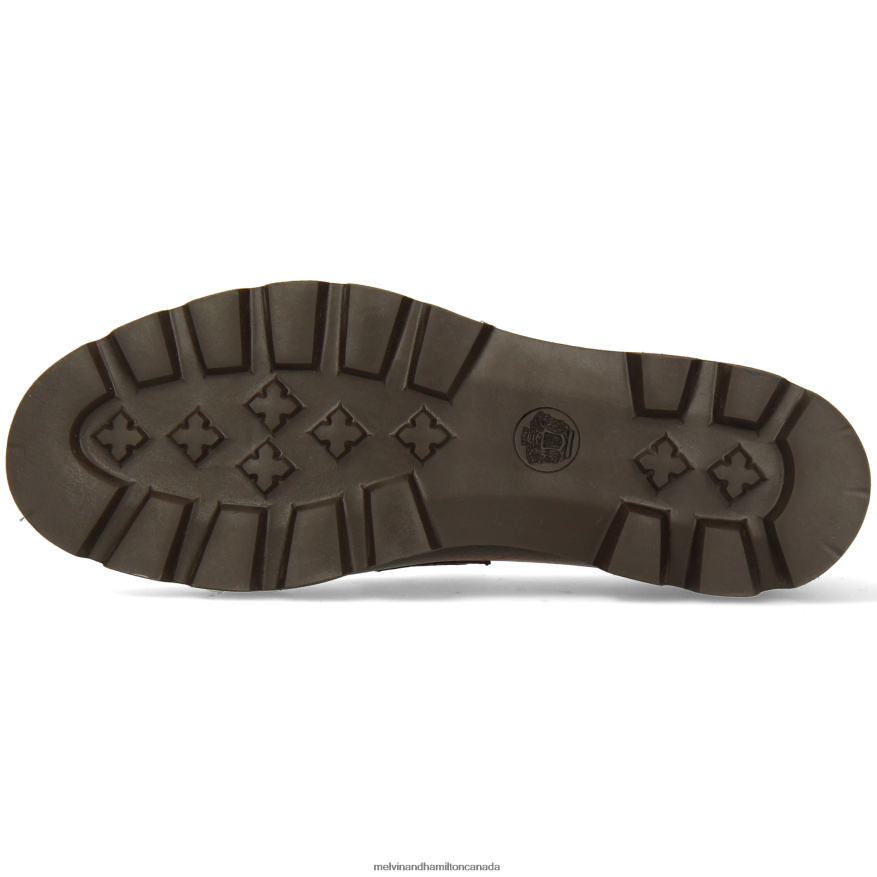 Women Melvin & Hamilton Orange Jade 6 Loafers P4V68P1311