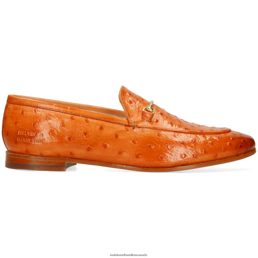 Women Melvin & Hamilton Orange Scarlett 22 Loafers P4V68P1339