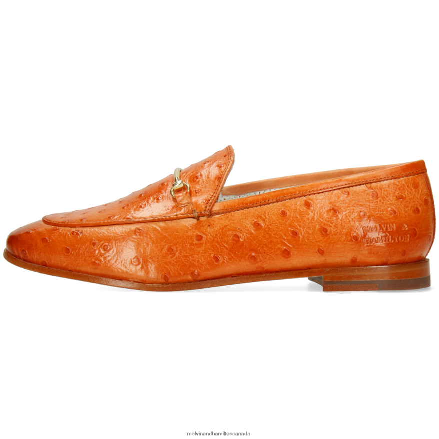 Women Melvin & Hamilton Orange Scarlett 22 Loafers P4V68P1339