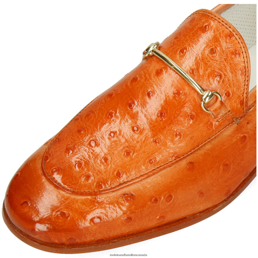 Women Melvin & Hamilton Orange Scarlett 22 Loafers P4V68P1339