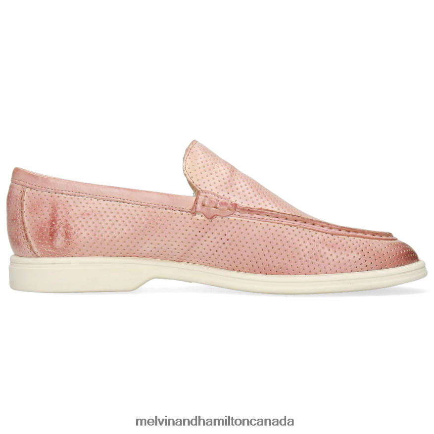 Women Melvin & Hamilton Pink Adley 1 Loafers P4V68P1461