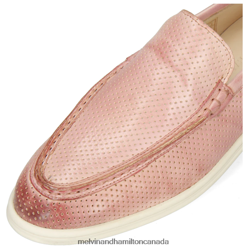 Women Melvin & Hamilton Pink Adley 1 Loafers P4V68P1461